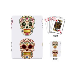 Day Of The Dead Day Of The Dead Playing Cards Single Design (mini) by GrowBasket