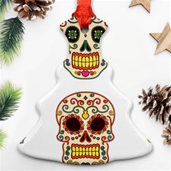 Day Of The Dead Day Of The Dead Christmas Tree Ornament (two Sides)