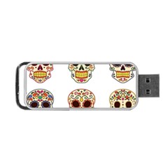 Day Of The Dead Day Of The Dead Portable Usb Flash (two Sides) by GrowBasket