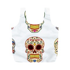 Day Of The Dead Day Of The Dead Full Print Recycle Bag (m) by GrowBasket