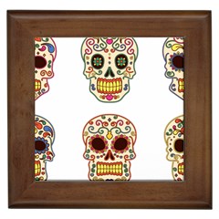 Day Of The Dead Day Of The Dead Framed Tile by GrowBasket