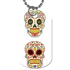 Day Of The Dead Day Of The Dead Dog Tag (one Side) by GrowBasket