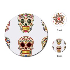 Day Of The Dead Day Of The Dead Playing Cards Single Design (round) by GrowBasket