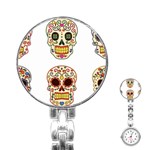 Day Of The Dead Day Of The Dead Stainless Steel Nurses Watch Front