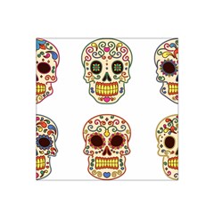 Day Of The Dead Day Of The Dead Satin Bandana Scarf by GrowBasket