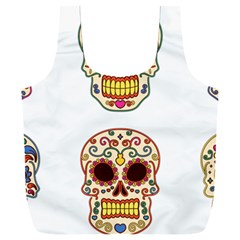 Day Of The Dead Day Of The Dead Full Print Recycle Bag (xxl) by GrowBasket