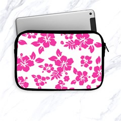 Hibiscus Pattern Pink Apple Ipad Mini Zipper Cases by GrowBasket