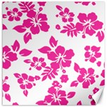 Hibiscus pattern pink Canvas 20  x 20  19 x19.27  Canvas - 1