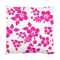 Hibiscus Pattern Pink Standard Cushion Case (one Side) by GrowBasket