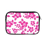 Hibiscus pattern pink Apple iPad Mini Zipper Cases Front