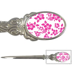 Hibiscus Pattern Pink Letter Opener by GrowBasket