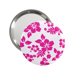 Hibiscus Pattern Pink 2 25  Handbag Mirrors by GrowBasket