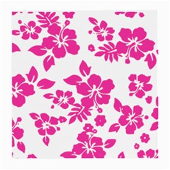 Hibiscus Pattern Pink Medium Glasses Cloth (2 Sides) by GrowBasket