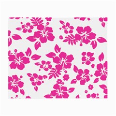 Hibiscus Pattern Pink Small Glasses Cloth (2 Sides) by GrowBasket