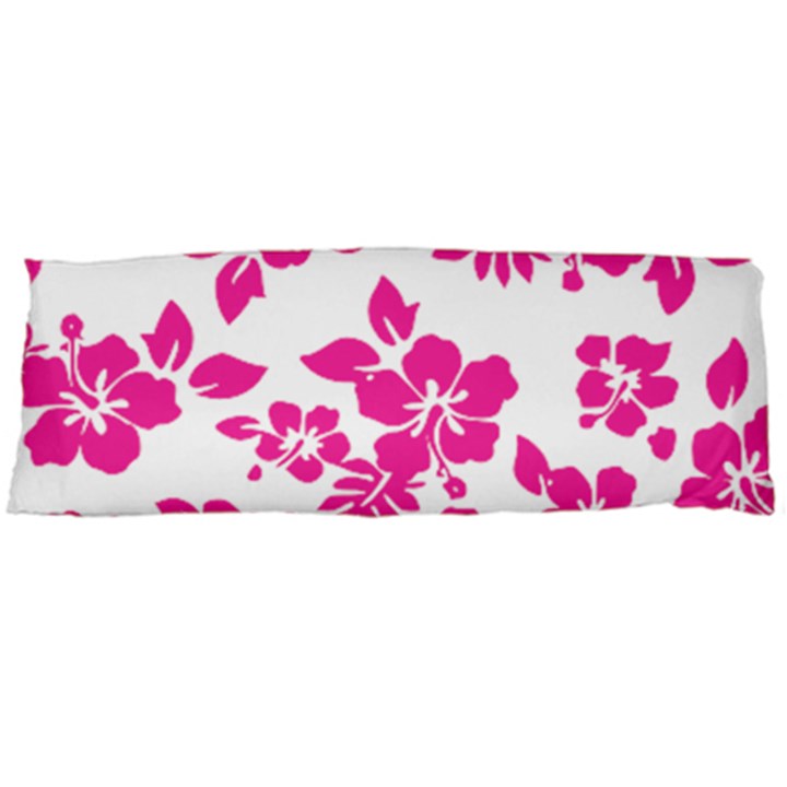 Hibiscus pattern pink Body Pillow Case (Dakimakura)