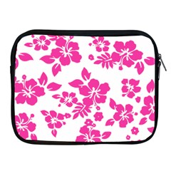 Hibiscus Pattern Pink Apple Ipad 2/3/4 Zipper Cases by GrowBasket