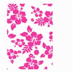 Hibiscus pattern pink Small Garden Flag (Two Sides) Front