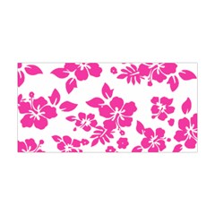 Hibiscus Pattern Pink Yoga Headband