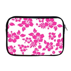 Hibiscus Pattern Pink Apple Macbook Pro 17  Zipper Case by GrowBasket