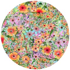 Secretgarden Wooden Puzzle Round by PollyParadise