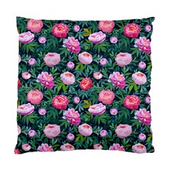 Delicate Watercolor Peony Standard Cushion Case (one Side) by SychEva