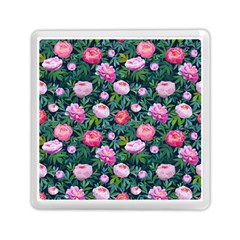 Delicate Watercolor Peony Memory Card Reader (square) by SychEva