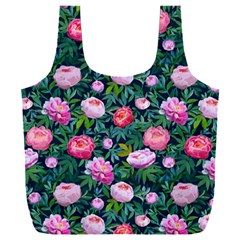 Delicate Watercolor Peony Full Print Recycle Bag (xxxl) by SychEva