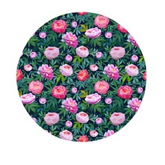 Delicate Watercolor Peony Mini Round Pill Box (pack Of 3) by SychEva