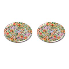 Secretgarden Cufflinks (oval) by PollyParadise