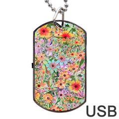 Secretgarden Dog Tag Usb Flash (two Sides) by PollyParadise