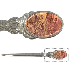 Abstract Cracked Texture Print Letter Opener