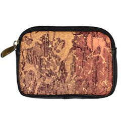 Abstract Cracked Texture Print Digital Camera Leather Case by dflcprintsclothing