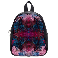 The Dragon s Flames School Bag (small) by kaleidomarblingart