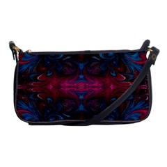 The Dragon s Flames Shoulder Clutch Bag by kaleidomarblingart