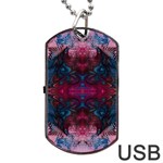 The Dragon s flames Dog Tag USB Flash (Two Sides) Front