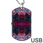 The Dragon s flames Dog Tag USB Flash (Two Sides) Back