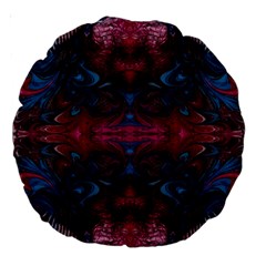 The Dragon s Flames Large 18  Premium Round Cushions by kaleidomarblingart