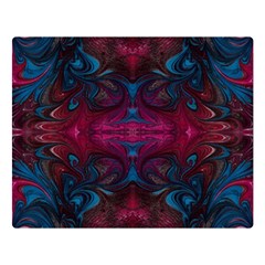 The Dragon s Flames Double Sided Flano Blanket (large)  by kaleidomarblingart