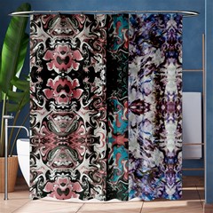 Marbling Collage Shower Curtain 60  X 72  (medium) 