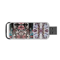 Marbling Collage Portable Usb Flash (one Side) by kaleidomarblingart