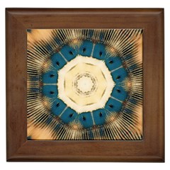 Bamboo Island Framed Tile by LW323