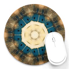 Bamboo Island Round Mousepads by LW323