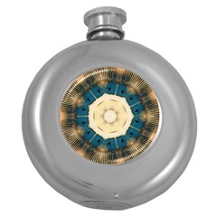 Bamboo Island Round Hip Flask (5 Oz) by LW323