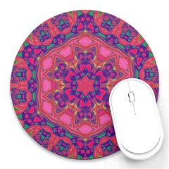 Springflower4 Round Mousepads by LW323