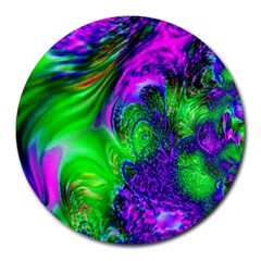 Feathery Winds Round Mousepads