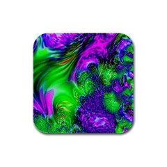 Feathery Winds Rubber Square Coaster (4 Pack)  by LW323