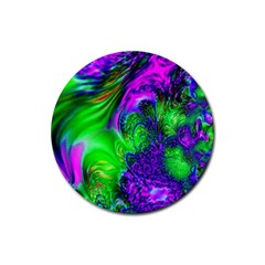 Feathery Winds Rubber Coaster (round)  by LW323