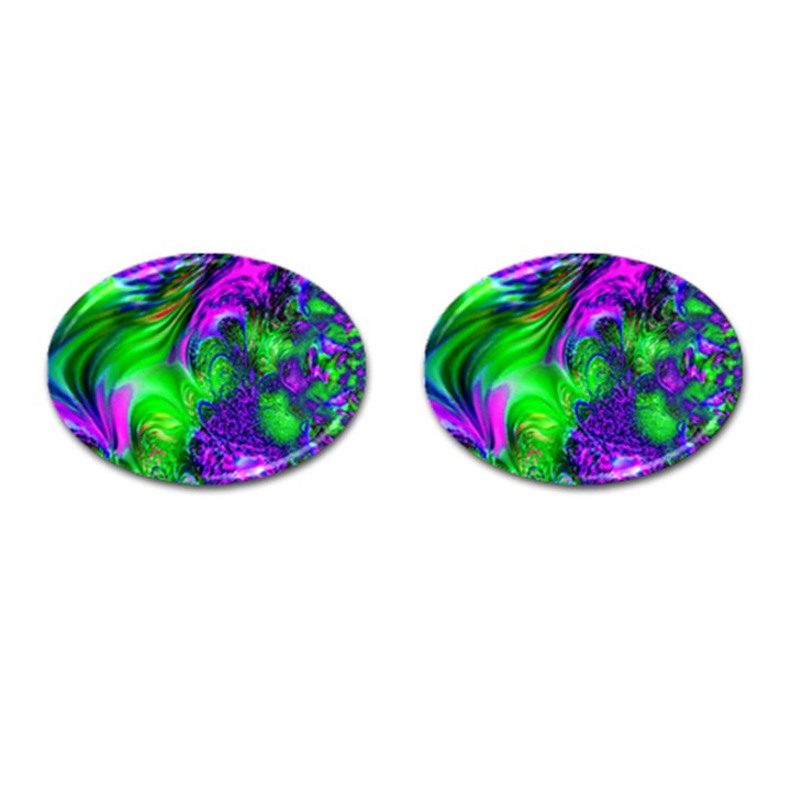 Feathery Winds Cufflinks (Oval)