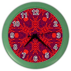 Red Rose Color Wall Clock by LW323