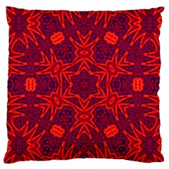 Red Rose Large Cushion Case (one Side) by LW323